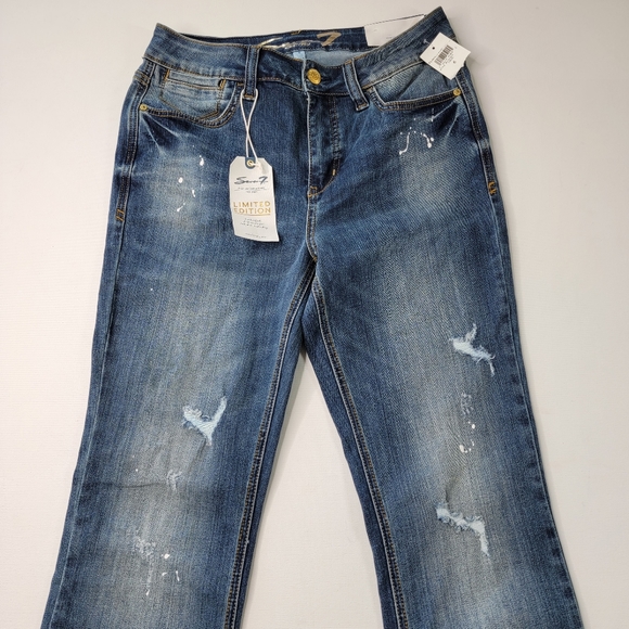Seven7 Limited Edition Grace High Rise Flare Bootcut Jeans Size 6 - Picture 4 of 16